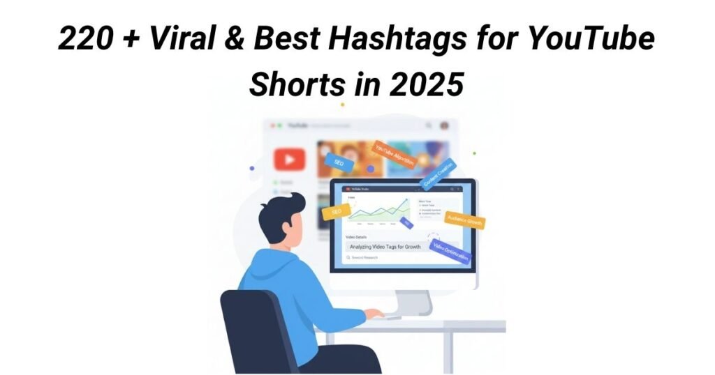 220 + Viral & Best Hashtags for YouTube Shorts in 2025