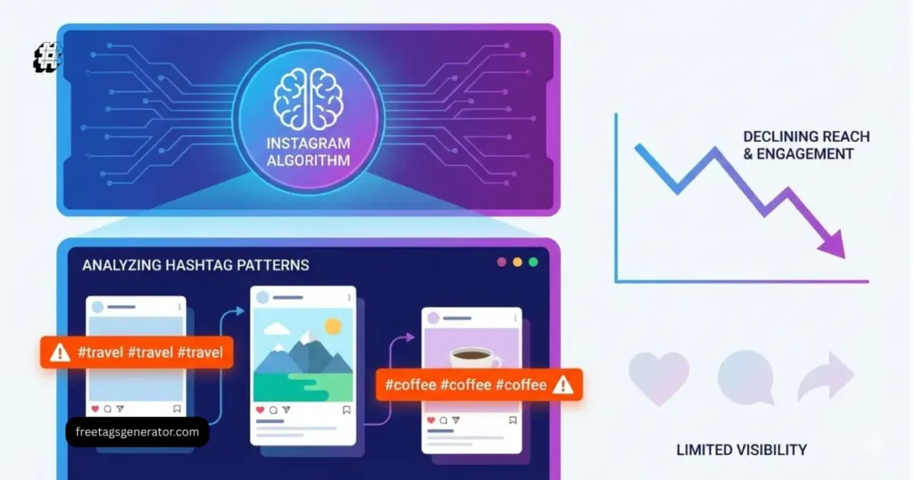 Duplicate hashtags Instagram detection explained visually