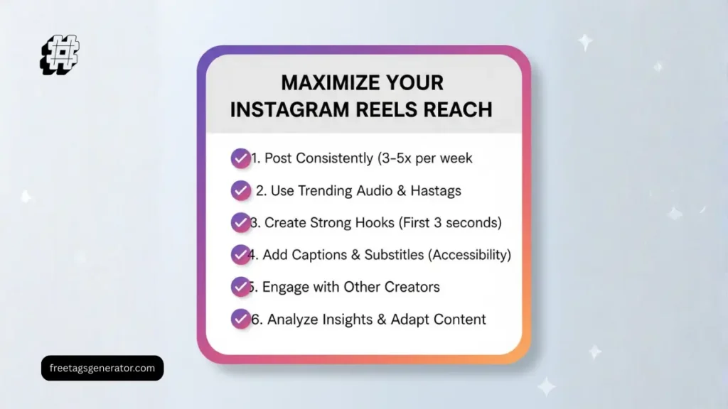 instagram reels reach low checklist