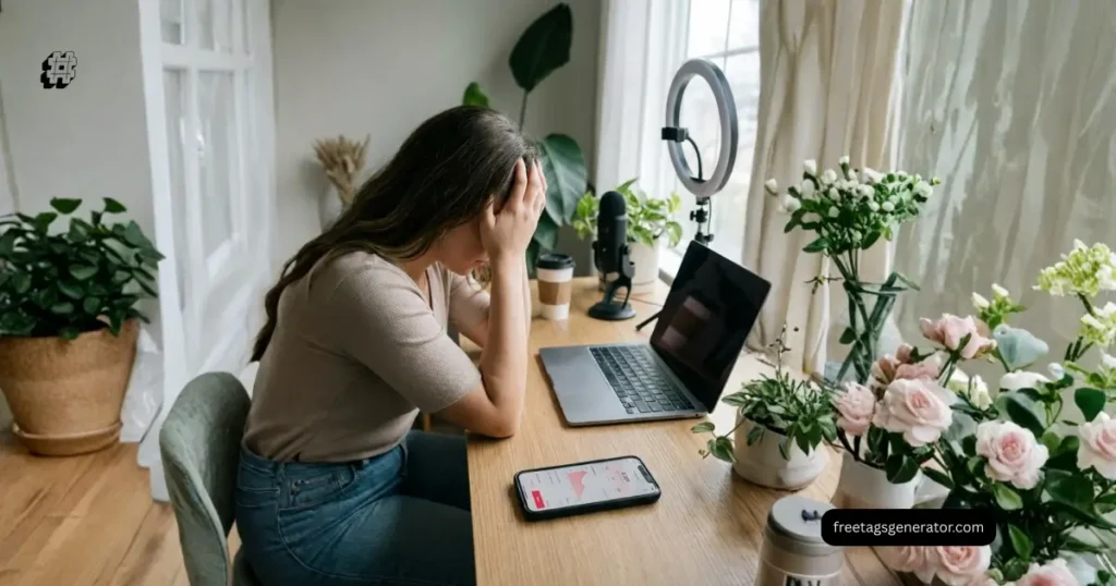 tiktok low engagement showing declining views and reach
