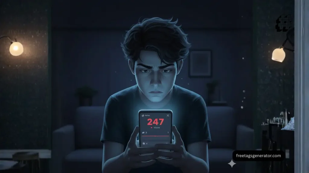 TikTok not going viral with views stuck