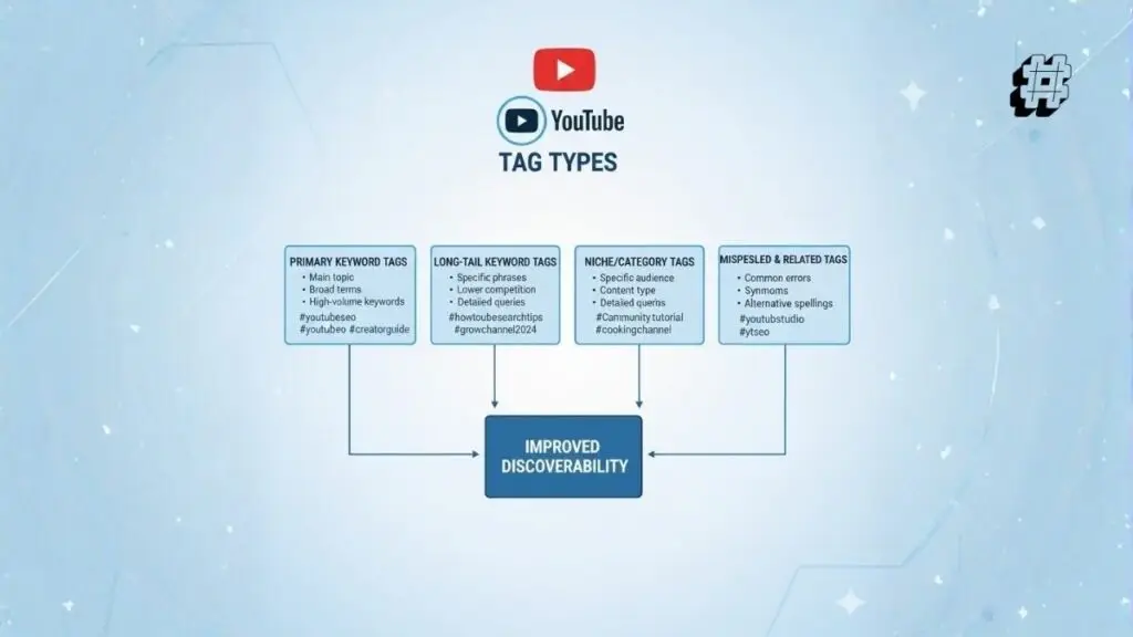 Types of YouTube tags for growth