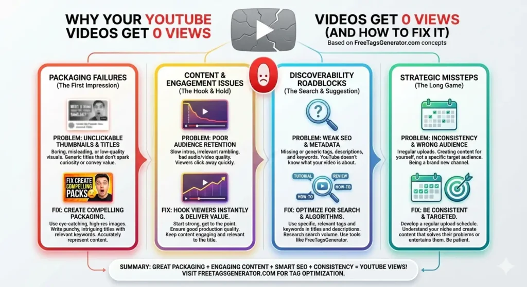Why Your YouTube Videos Get 0 Views (Even If Your Content Is Good)​