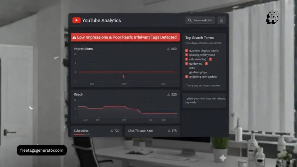 YouTube tags not working due to wrong strategy