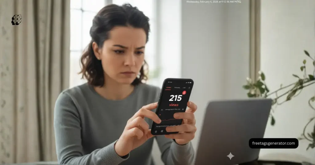 Low reach TikTok analytics caused by hashtag mistakes