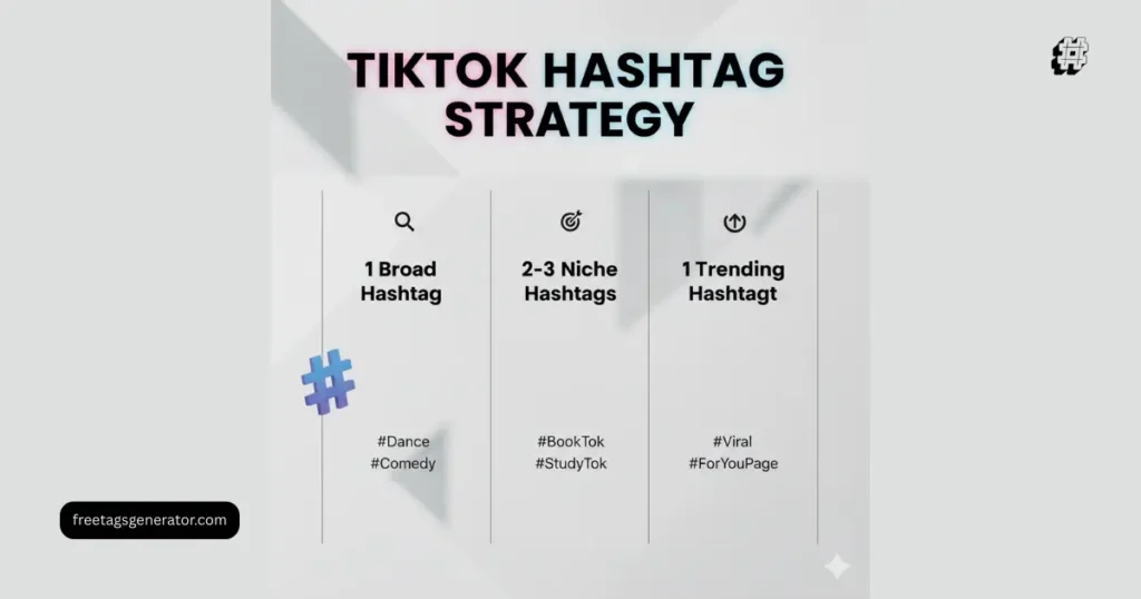 Optimal number of hashtags on TikTok using the 3–5 hashtag strategy
