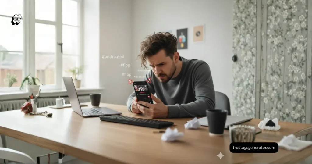 TikTok hashtag mistakes causing low reach and views