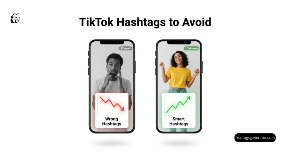 TikTok hashtags to avoid that cause low reach and poor engagement
