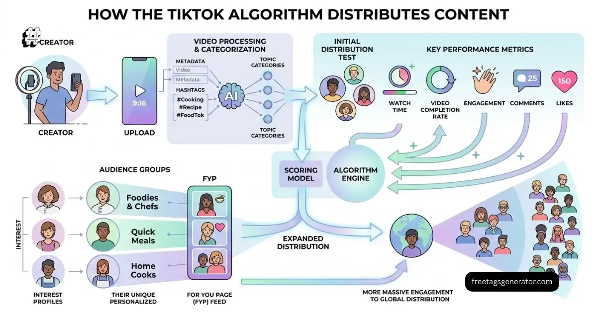 How TikTok hashtags help the algorithm show videos to the right audience