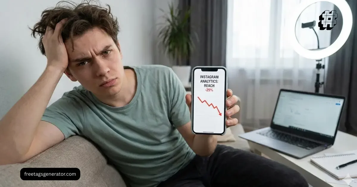 Instagram reach suddenly dropped analytics