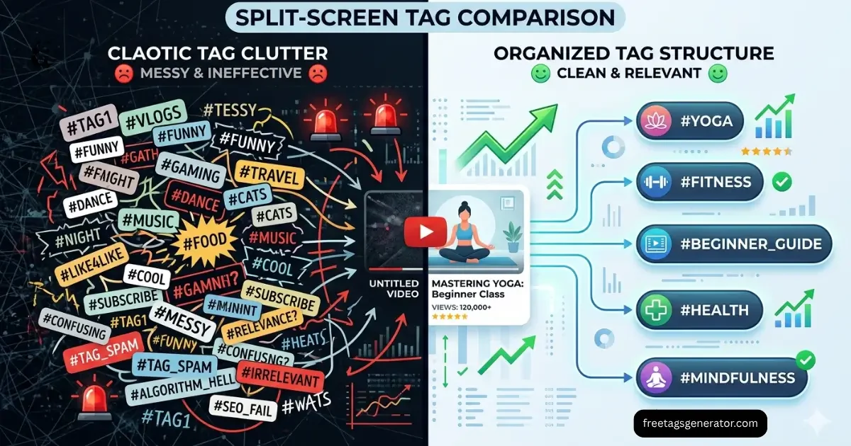 tag stuffing vs smart tagging comparison for YouTube SEO