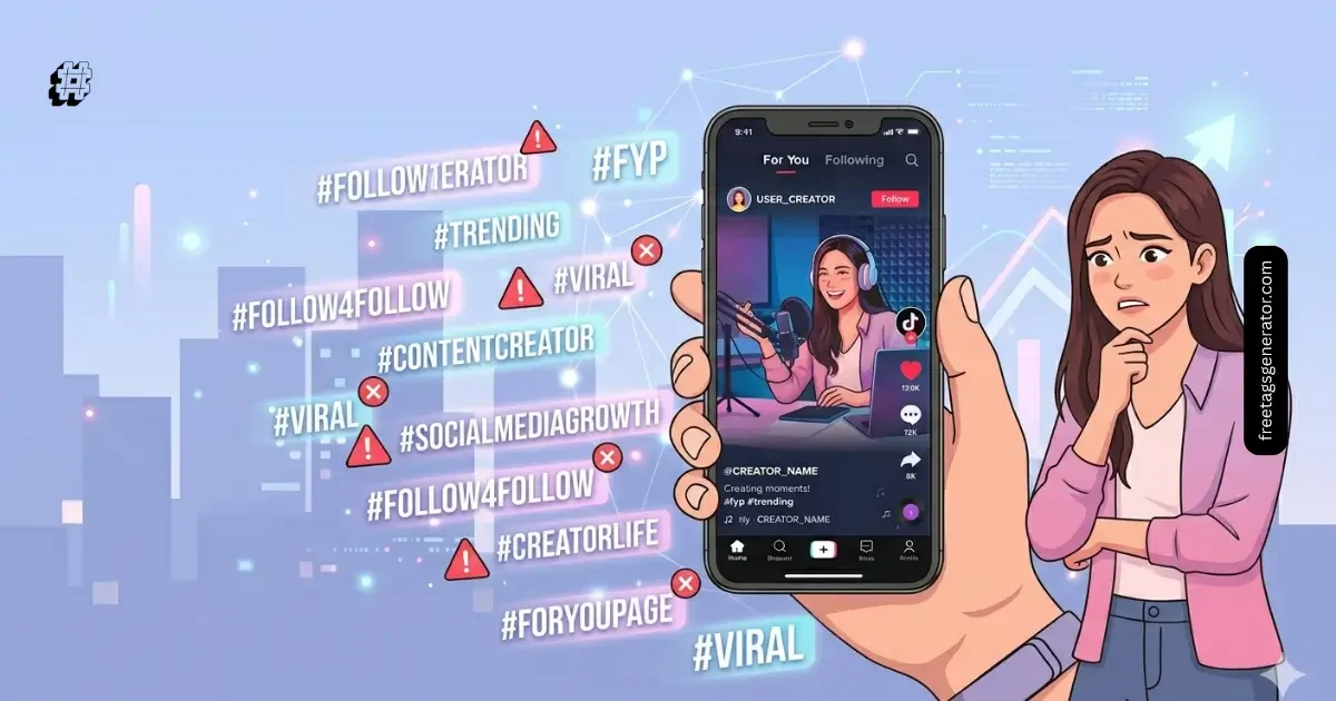 common mistakes affecting TikTok hashtags importance and reach