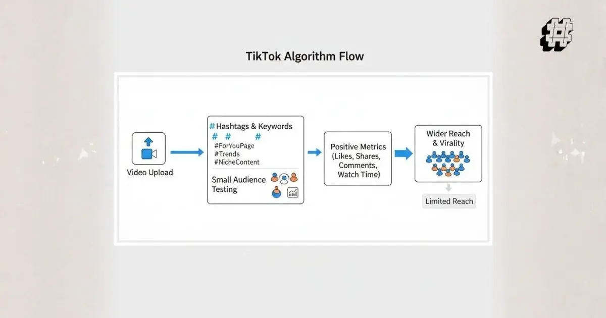 TikTok algorithm using tags for video distribution