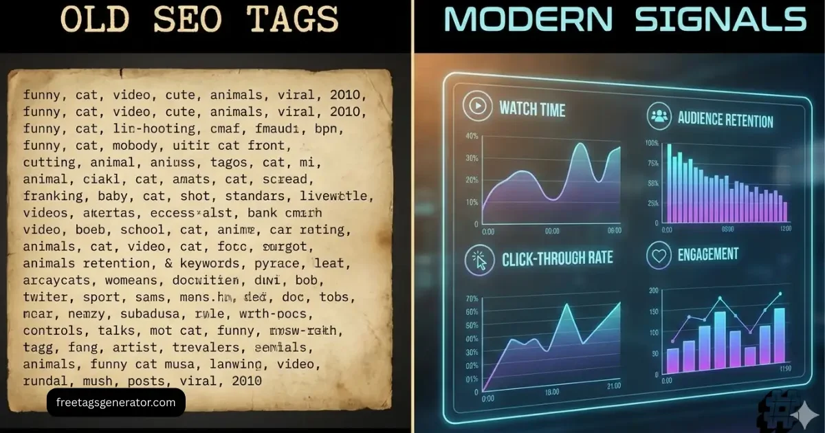 YouTube tags SEO vs modern ranking factors